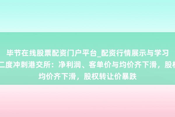 毕节在线股票配资门户平台_配资行情展示与学习导航 铜师父二度冲刺港交所:净利润、客单价与均价齐下滑,股权转让价暴跌