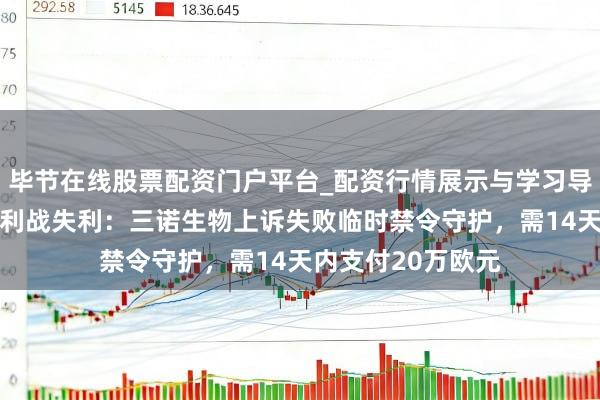 毕节在线股票配资门户平台_配资行情展示与学习导航 功绩大跌，专利战失利：三诺生物上诉失败临时禁令守护，需14天内支付20万欧元