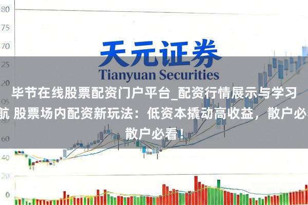毕节在线股票配资门户平台_配资行情展示与学习导航 股票场内配资新玩法：低资本撬动高收益，散户必看！